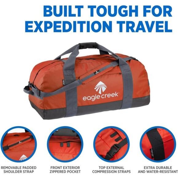 No Matter What Duffle Bag for Travel  Durable and Water-Resistant with Removable - Picture 5 of 7